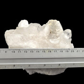 Rock crystal cluster, clear quartz with natural crystal points 2,29 kg