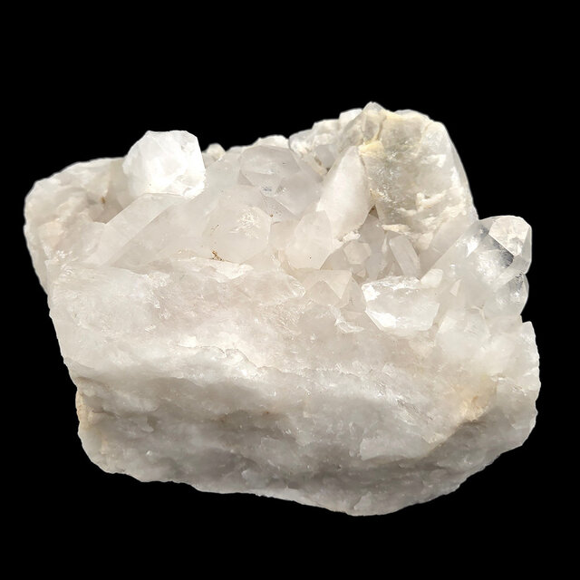 Rock crystal cluster, clear quartz with natural crystal points 2,29 kg