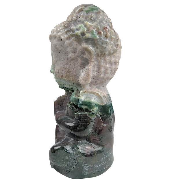 Ozeanjaspis Buddha B Qualität 14 CM