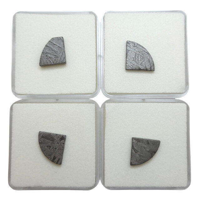 Aletai iron meteorite, etched fragment with Widmanstätten pattern