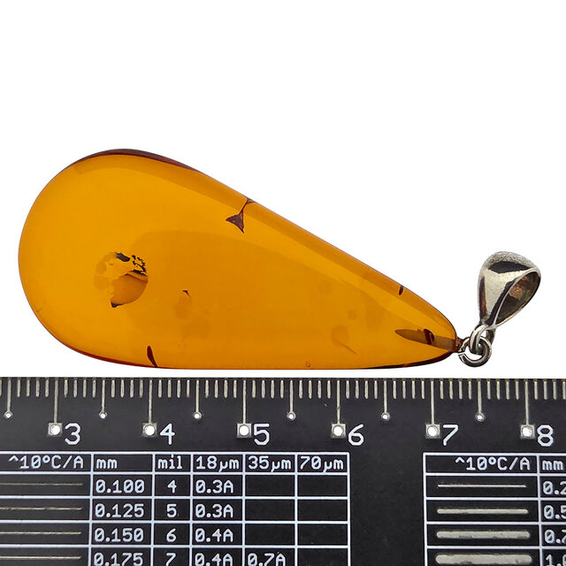 Hanger van Baltisch Barnsteen met zilver