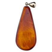 Hanger van Baltisch Barnsteen met zilver
