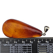 Hanger van Baltisch Barnsteen met zilver