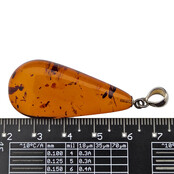 Hanger van Baltisch Barnsteen met zilver