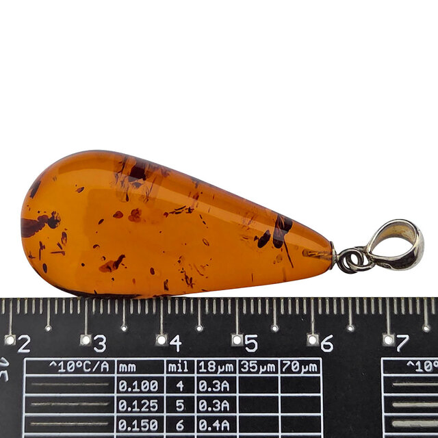 Hanger van Baltisch Barnsteen met zilver