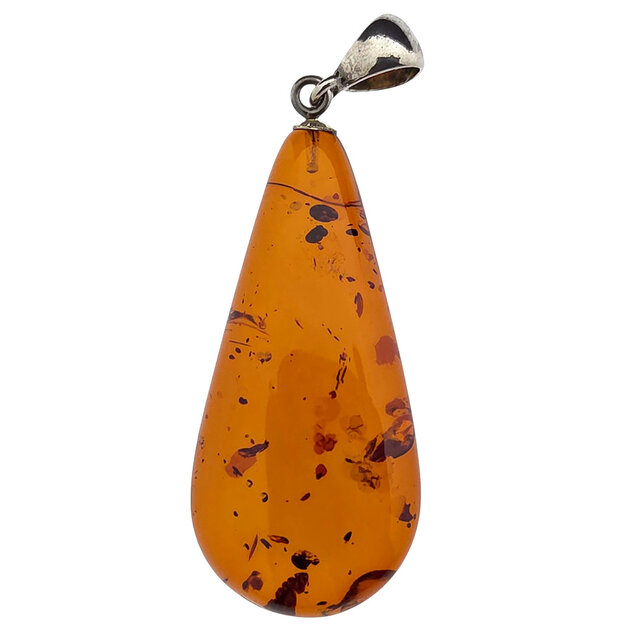 Hanger van Baltisch Barnsteen met zilver