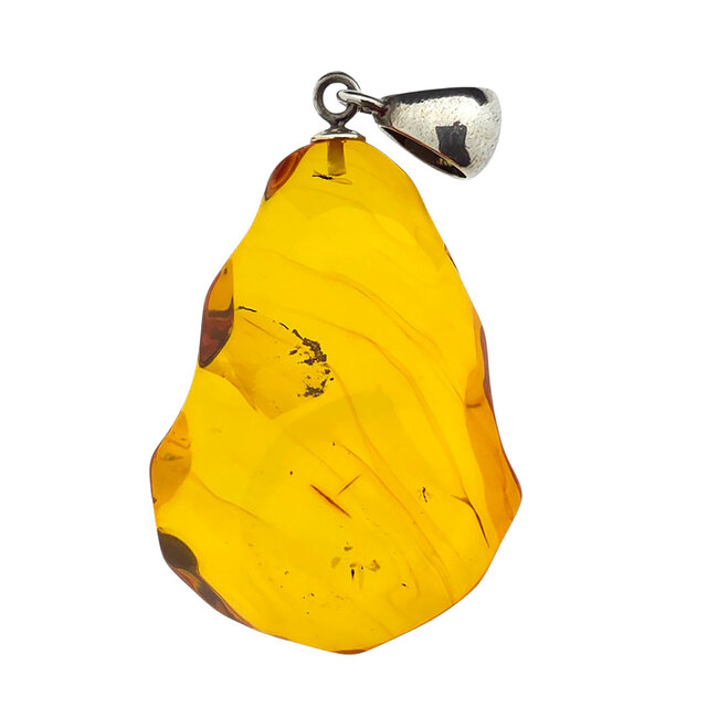 Hanger van Baltisch Barnsteen met zilver