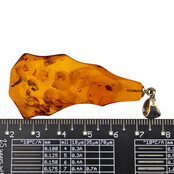 Baltic amber pendant silver