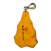 Baltic amber pendant silver