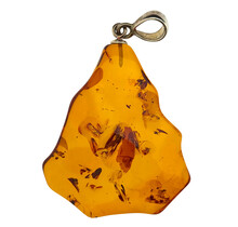 Hanger van Baltisch Barnsteen met zilver