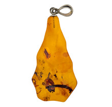 Hanger van Baltisch Barnsteen met zilver