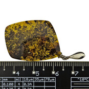 Baltic amber pendant silver