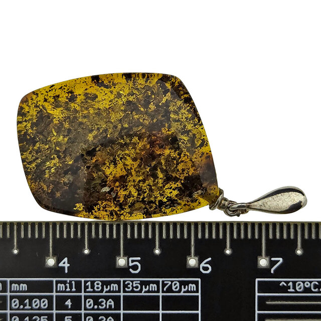 Baltischer Bernsteinanhänger silber