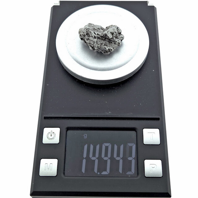 Iron meteorite crystal