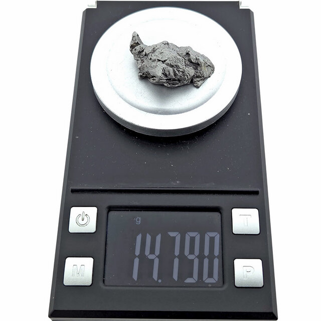 Iron meteorite crystal
