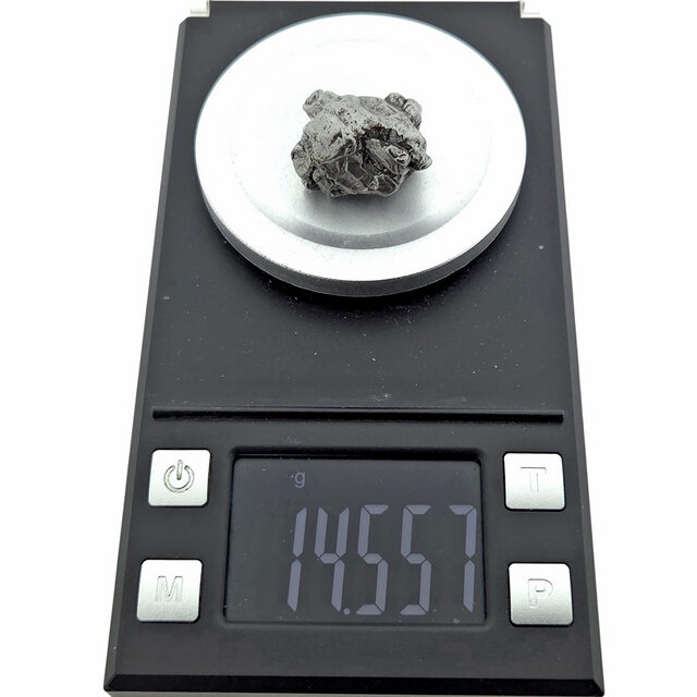 Iron meteorite crystal