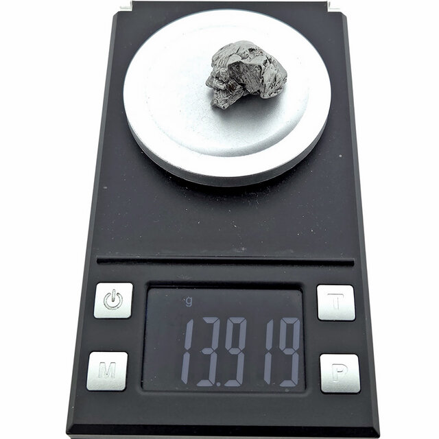 Iron meteorite crystal