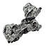 Iron meteorite crystal