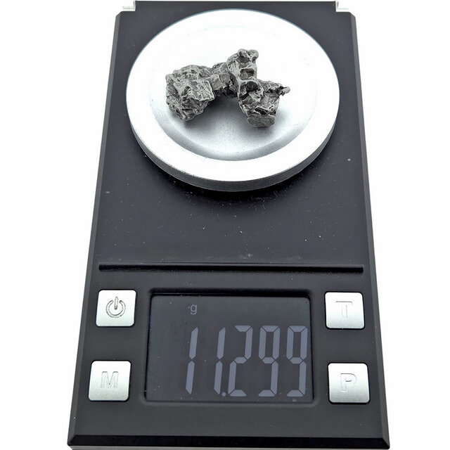 Iron meteorite crystal