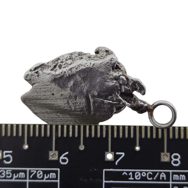 Eisenmeteorit kristall Anhänger