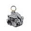 Iron meteorite crystal pendant