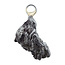 Iron meteorite crystal pendant