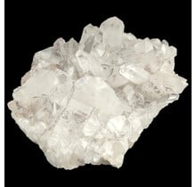 Bergkristal cluster, heldere kwarts met natuurlijke kristalpunten 1,9 kg