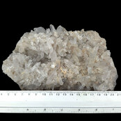 Rock crystal cluster, clear quartz with natural crystal points 1,8 kg