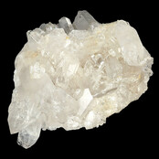 Rock crystal cluster, clear quartz with natural crystal points 2,6 kg