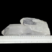 Bergkristallgruppe, klarer Quarz mit natürlichen Kristallspitzen  3,2 KG