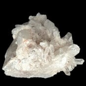 Rock crystal cluster, clear quartz with natural crystal points 2 kg