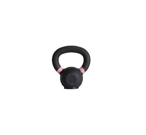 Fitribution 6kg kettlebell avec anneaux colorés avec/sans pied en caoutchouc