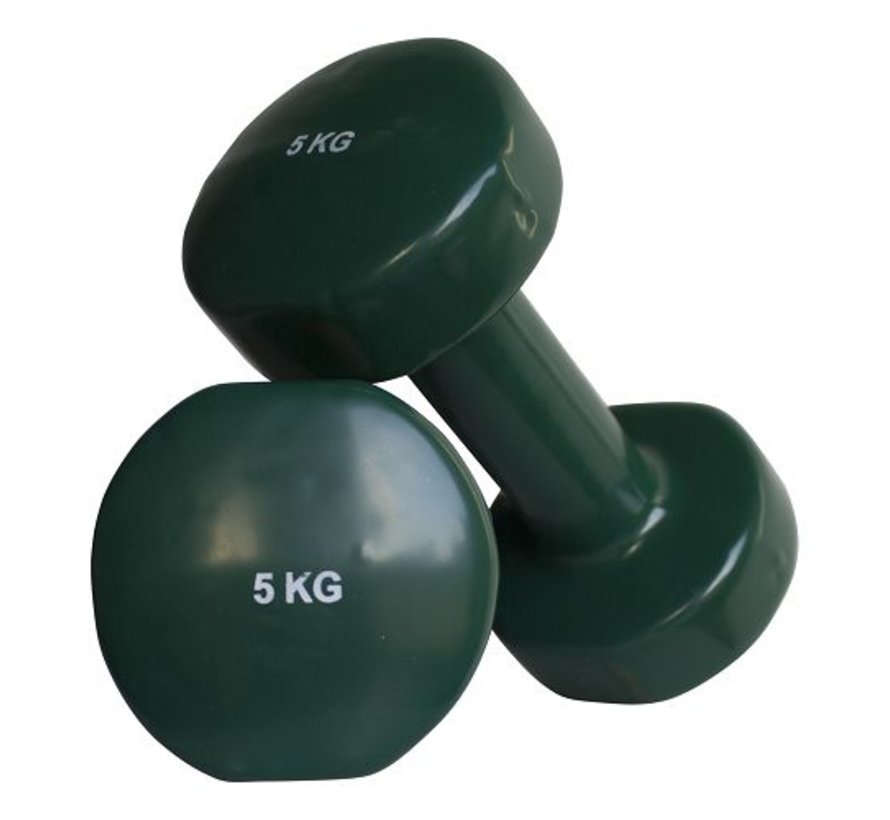 Aerobic dumbbells 5kg (1paar)