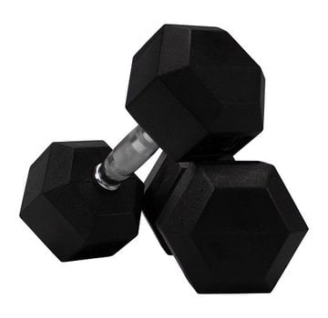 Fitribution Hex rubber dumbbell set 12,5 - 20kg 4 paar