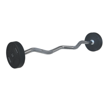 Fitribution 15kg PU EZ fixed barbell