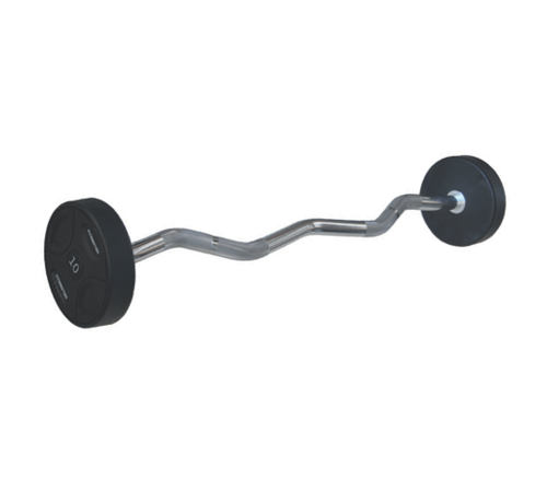 Fitribution 30kg PU EZ fixed barbell / Urethane EZ fixed barbell