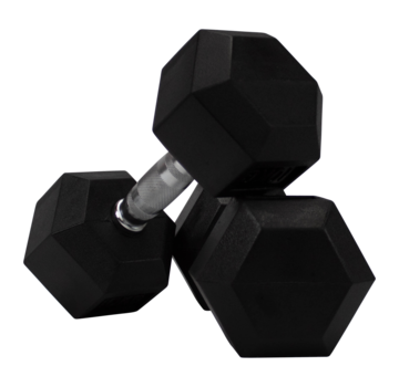 Fitribution Hex rubber dumbbells 7kg (1 paar)