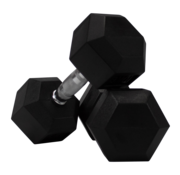 Fitribution Hex rubber dumbbells 5kg (1 paar)