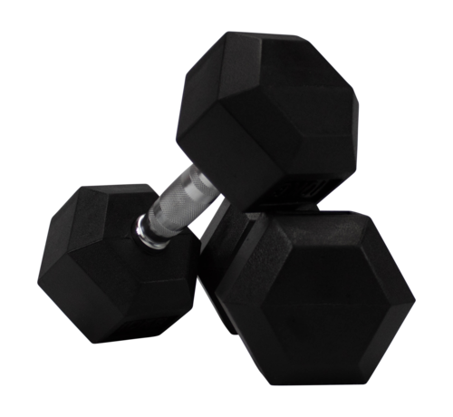 Fitribution Hex rubber dumbbells 3kg (1 pair)