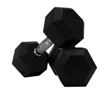 Fitribution Hex rubber dumbbells 4kg (1 pair)