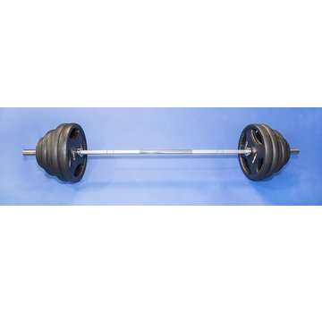 Fitribution Olympische halterstang 220cm 50mm tot 680kg met schijven