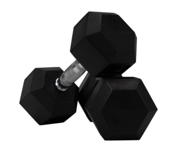 Fitribution Hex rubber dumbbells 10kg (1 paar)