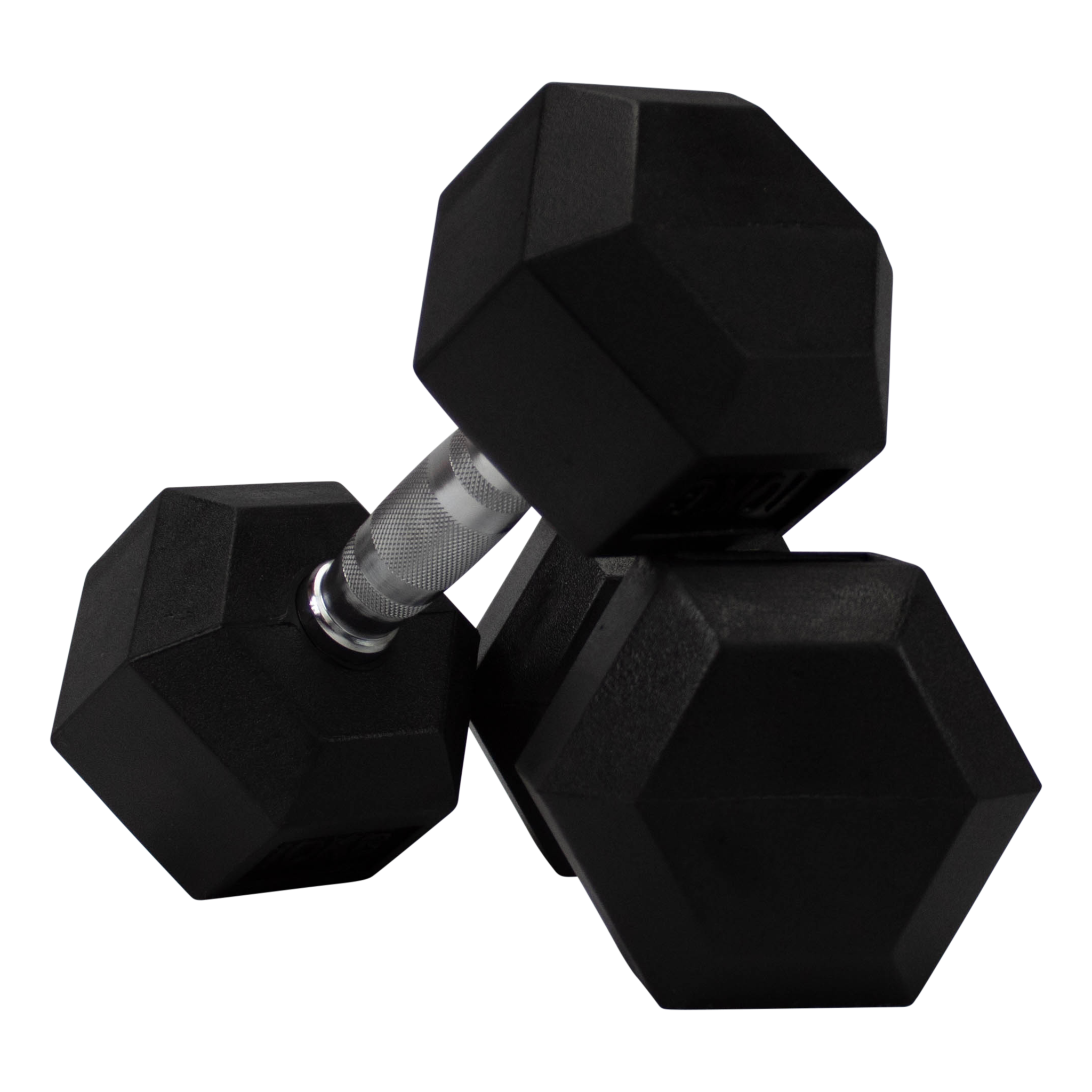 Haltères Hexagonaux caoutchouc 10kg (1 paire) - Fitribution
