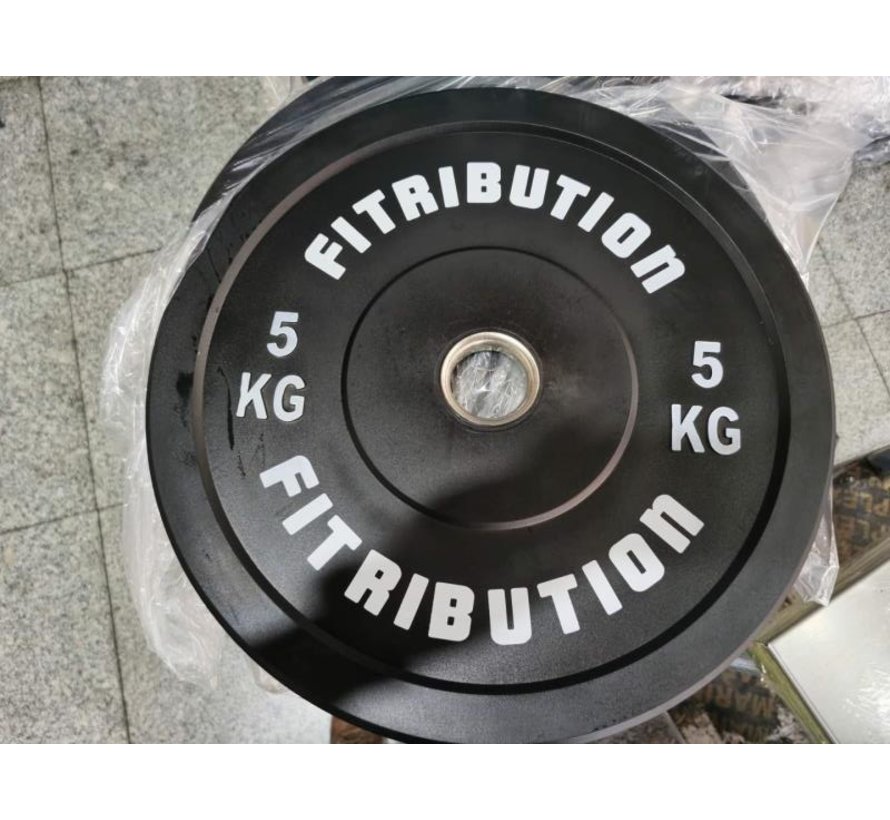 5kg disque bumper plate caoutchouc 50mm