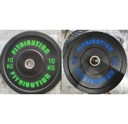 Fitribution Set 10/20kg schijf bumper plate rubber 50mm