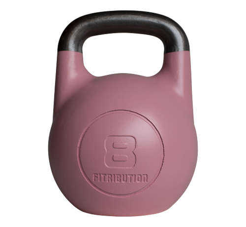 Fitribution 8kg holle stalen competitie kettlebell  (hollow competition kettlebell)