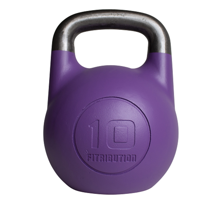 10kg holle stalen competitie kettlebell  (hollow competition kettlebell)