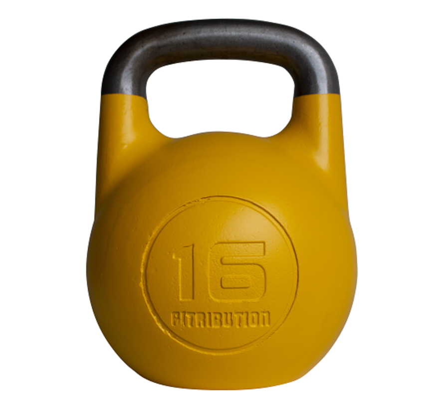 16kg holle stalen competitie kettlebell  (hollow competition kettlebell)