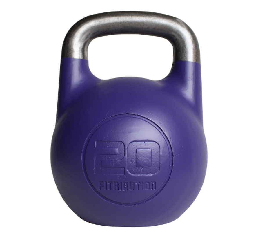 20kg holle stalen competitie kettlebell  (hollow competition kettlebell)