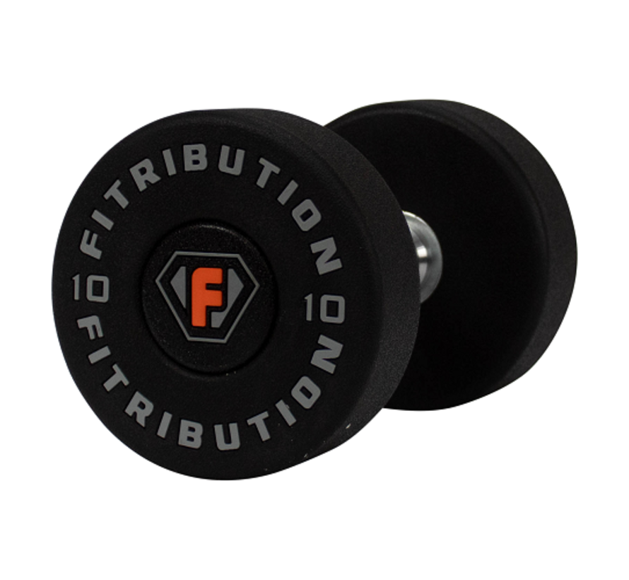 Urethaan dumbbells luxe 2-30kg 15paar